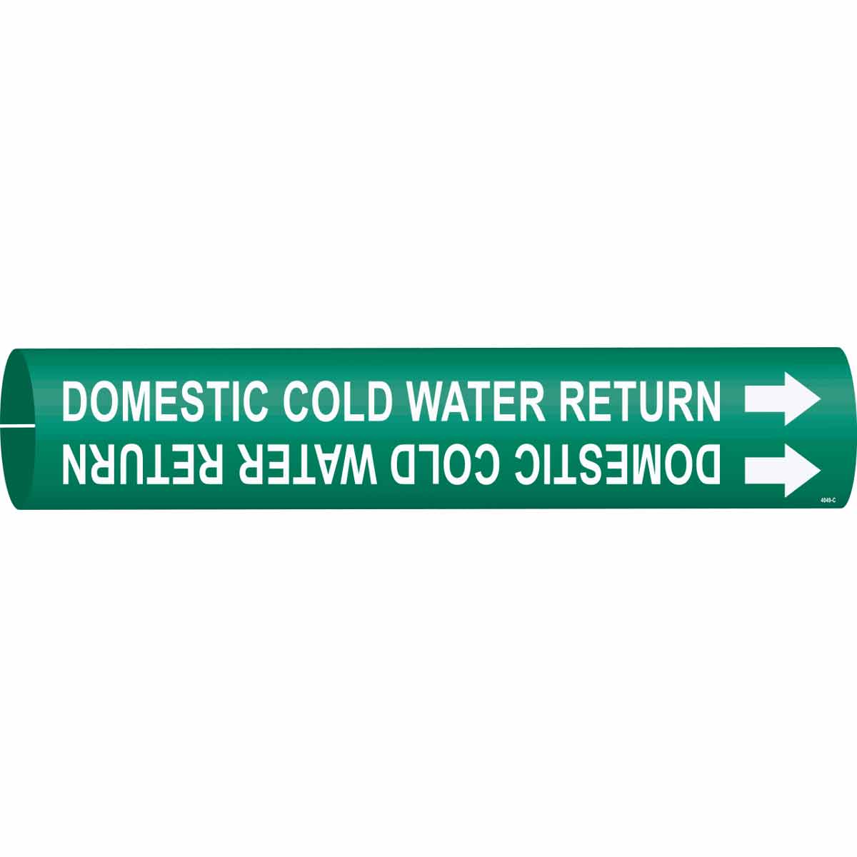 4049-C DOMESTIC COLD WATER RET/GRN/C