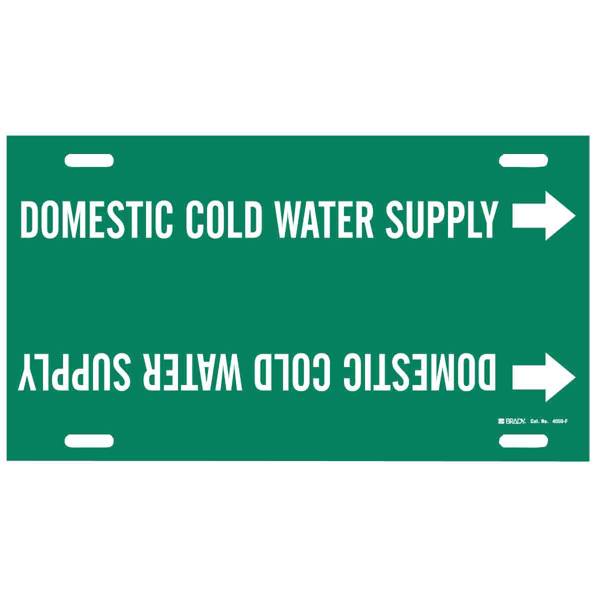 4050-F DOMESTIC COLD WTR SUPPLY/GRN/F