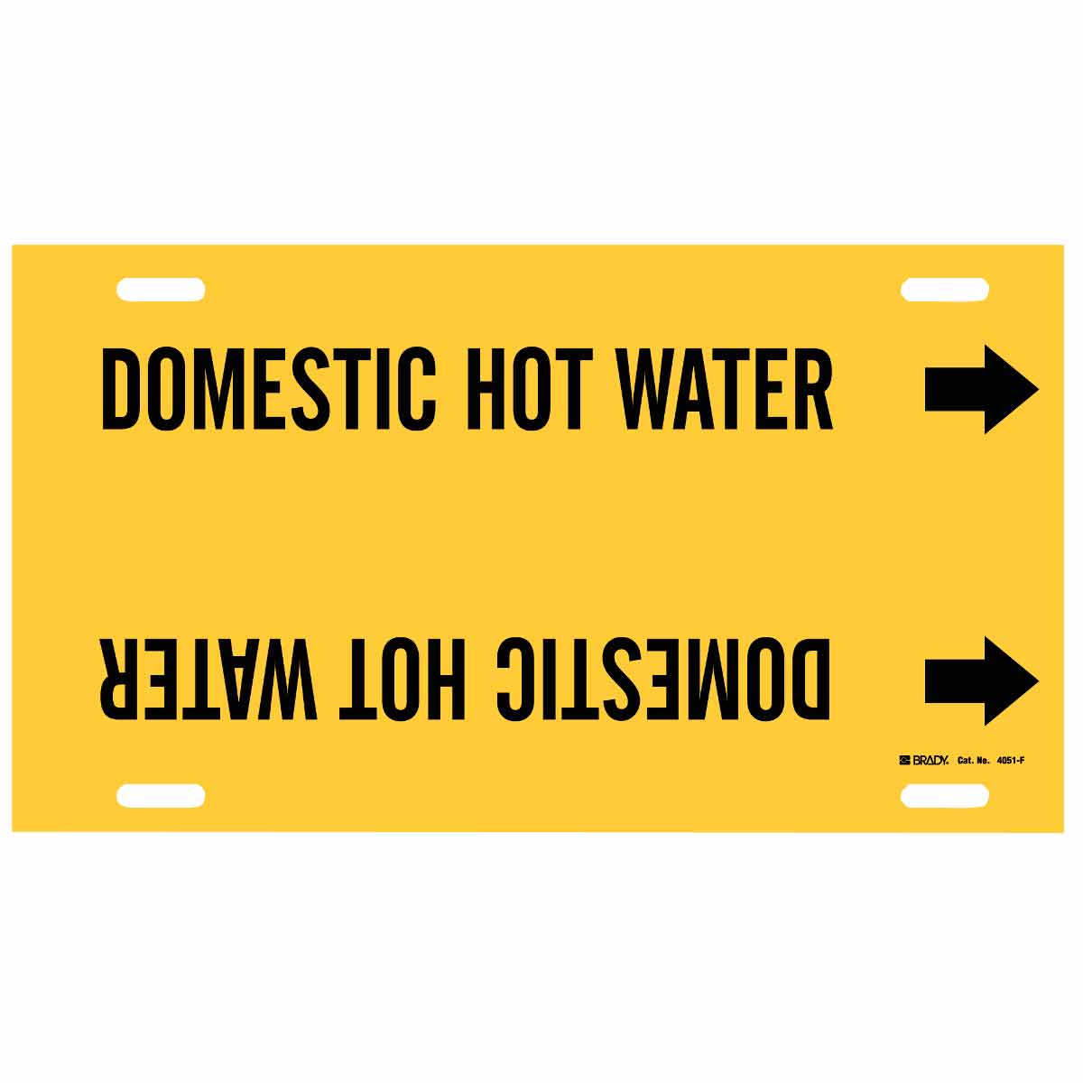 4051-F DOMESTIC HOT WATER/YEL/STY F