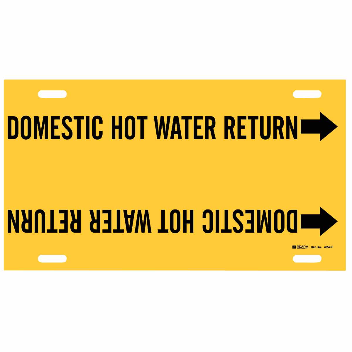 4052-F DOMESTIC HOT WATER RET/YEL/BLK F