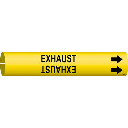 4057-C EXHAUST BLK/YEL