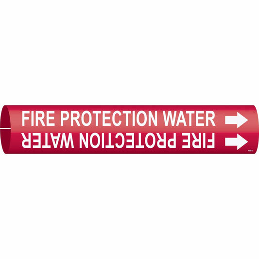 4060-B FIRE PROTECTION WATER WHT/RED