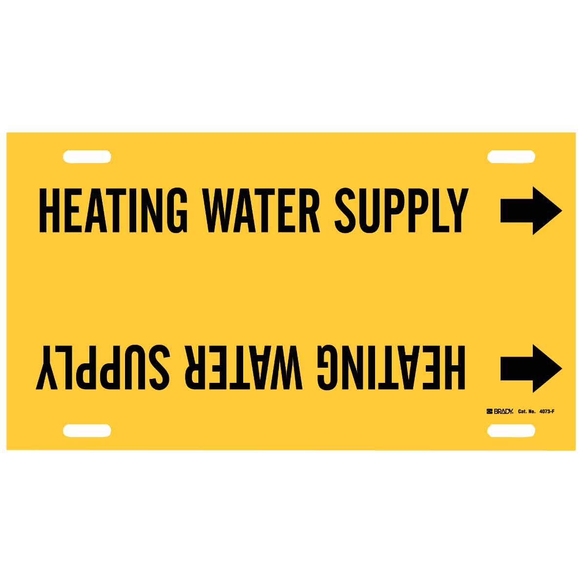 4073-F HEATING WATER SUPPLY/YEL/STY F