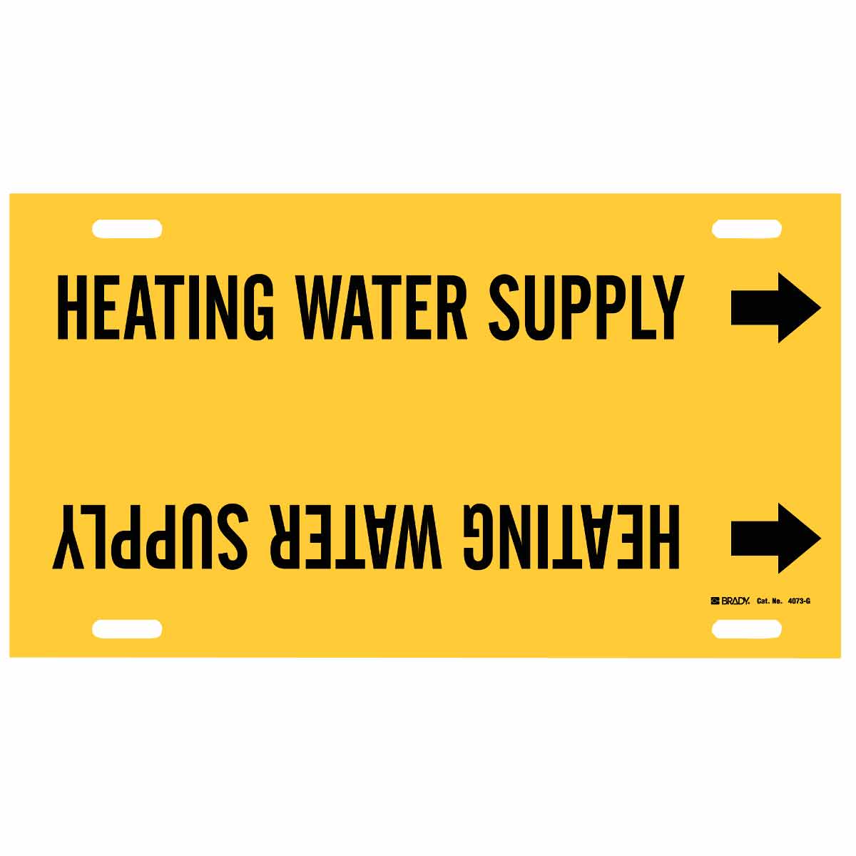 4073-G HEATING WATER SUPPLY/YEL/STY G