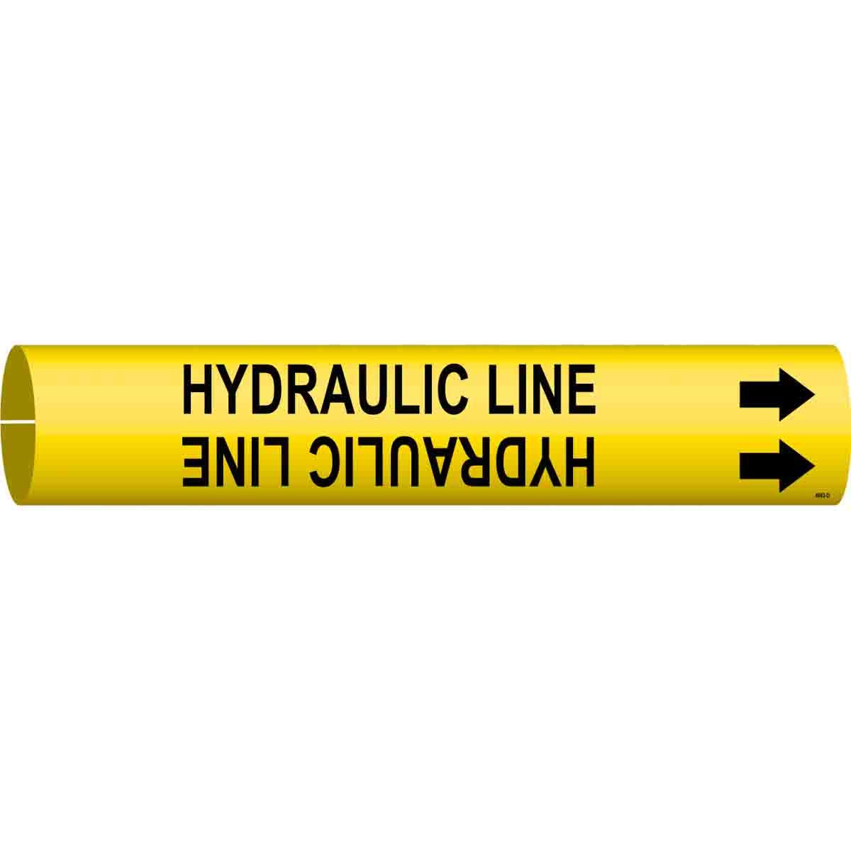 4083-D HYDRAULIC LINE/YEL/STY D