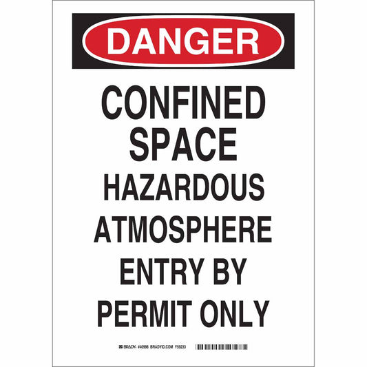 B120 20X14 CONFINED SPACE SIGN