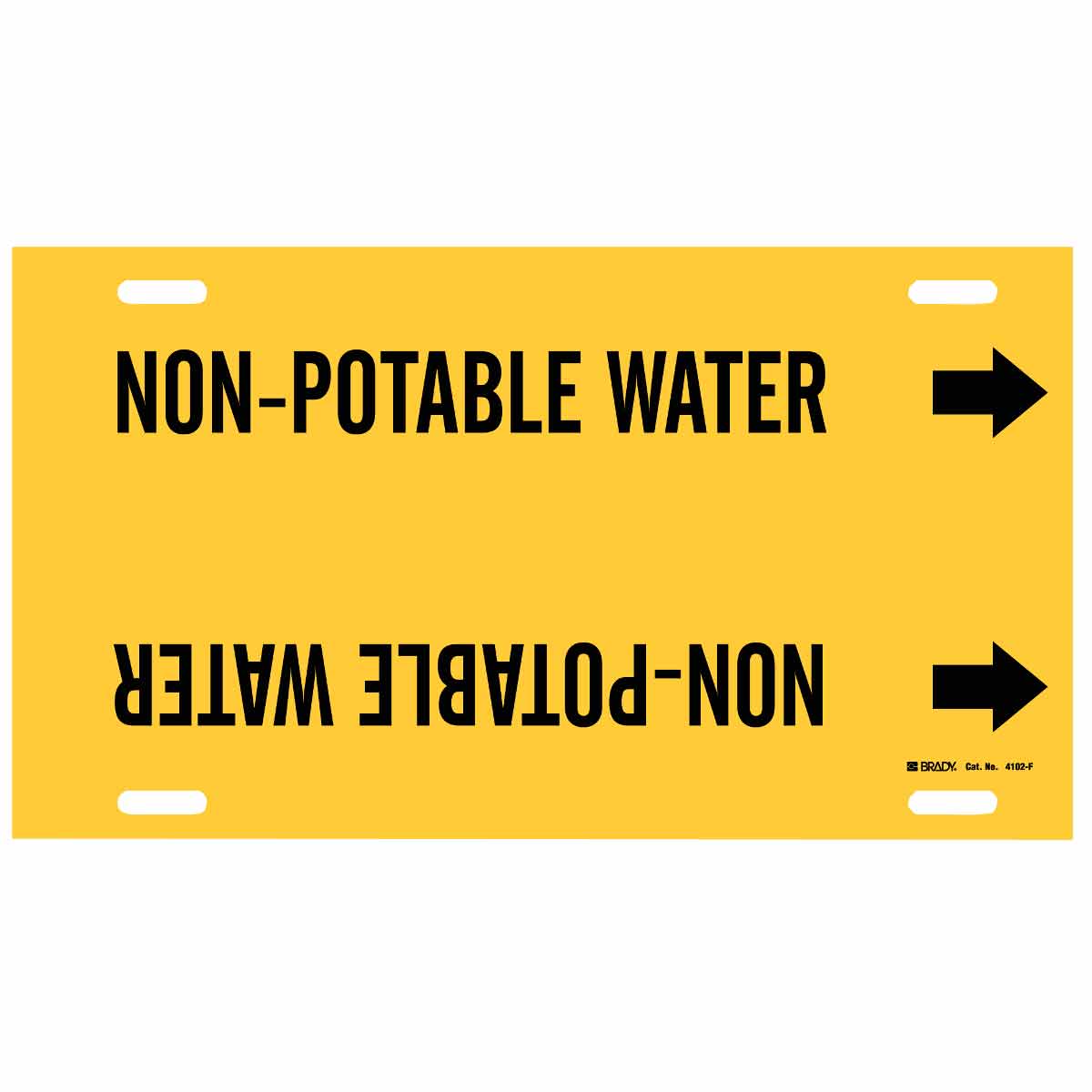 4102-F NON-POTABLE WATER/YEL/STY F