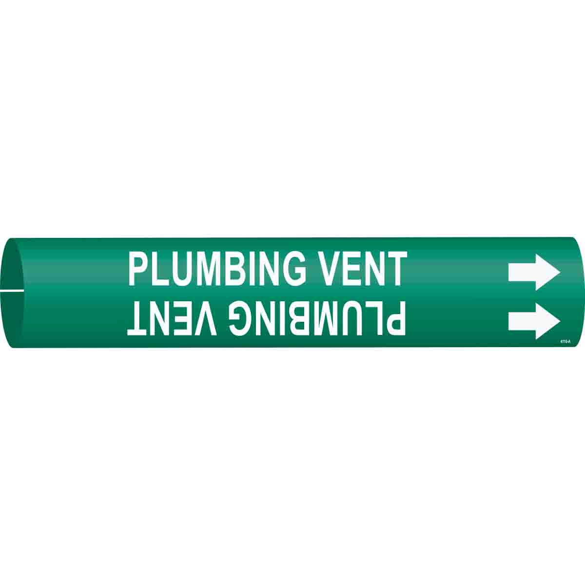 B915 STYLE A WHT/GRN PLUMBING VENT