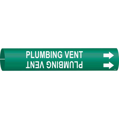B915 STYLE A WHT/GRN PLUMBING VENT