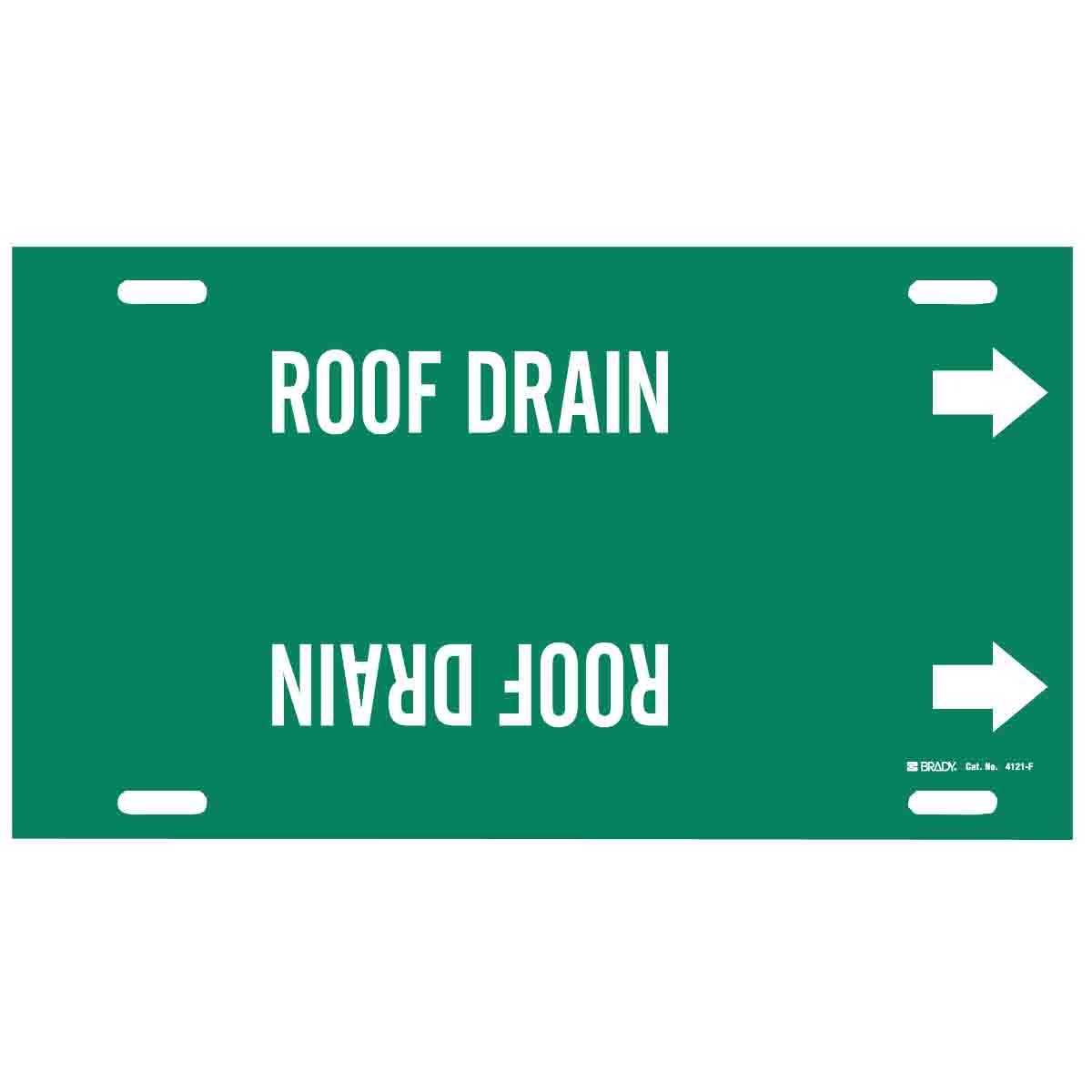 4121-F ROOF DRAIN/GRN/STY F