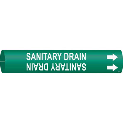 4122-A SANITARY DRAIN WHT/GRN