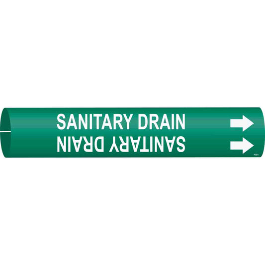 4122-A SANITARY DRAIN WHT/GRN