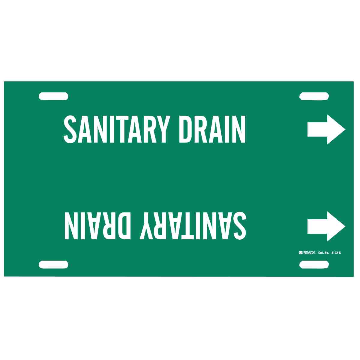 4122-G SANITARY DRAIN/GRN/STY G