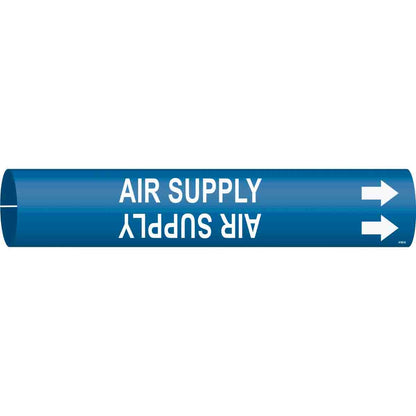 B915 PIPEMARKER SIZE B WHITE/BLUE