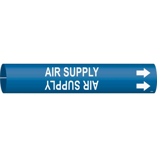 B915 PIPEMARKER SIZE B WHITE/BLUE
