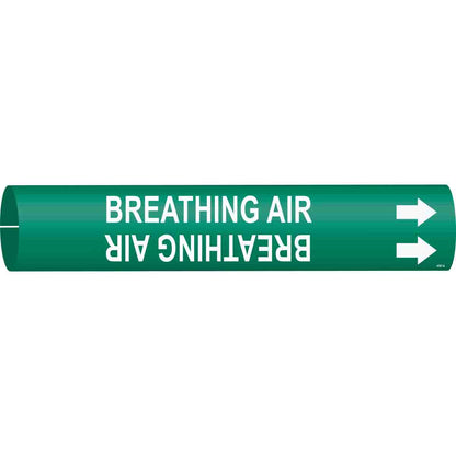 B915 PIPEMARKER SIZE A WHITE/GREEN