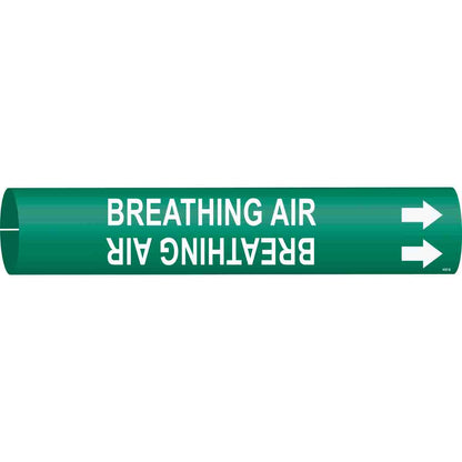 B915 PIPEMARKER SIZE B WHITE/GREEN