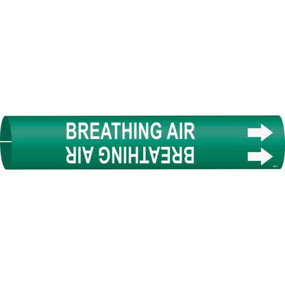 B915 PIPEMARKER SIZE C WHITE/GREEN