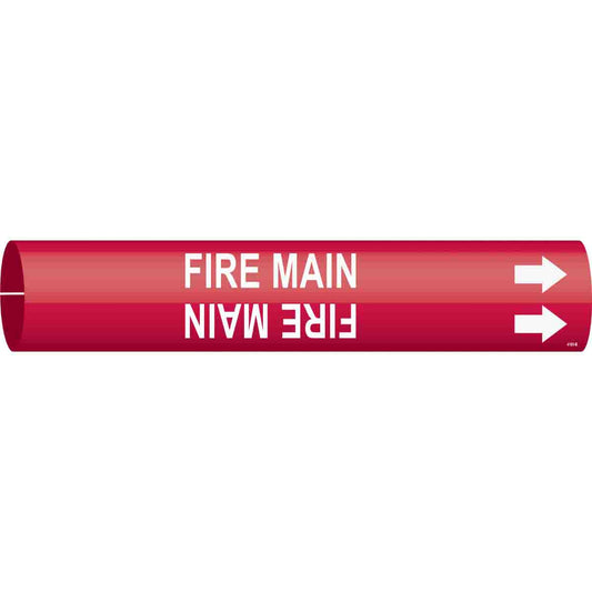 B915 PIPEMARKER SIZE B WHITE/RED