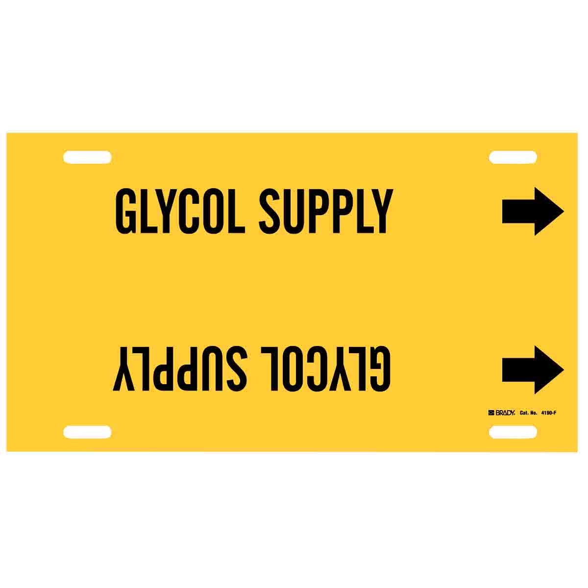 B915 STYLE F BLK/YEL GLYCOL SUPPLY