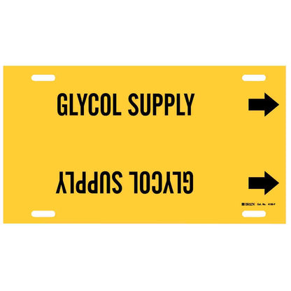 B915 STYLE F BLK/YEL GLYCOL SUPPLY