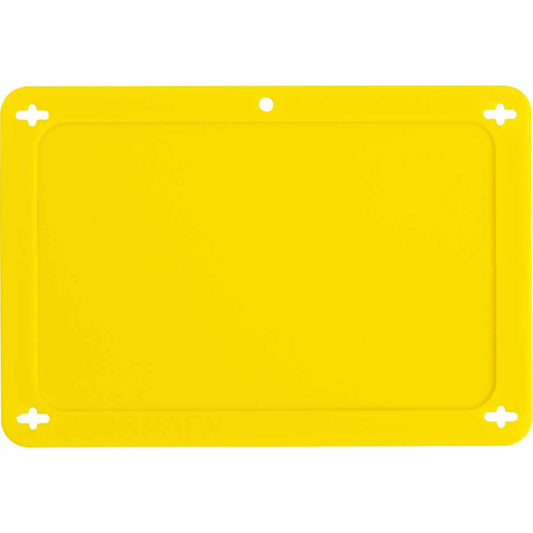 Blank Valve Tags 3.2in H x 4.7in W YL
