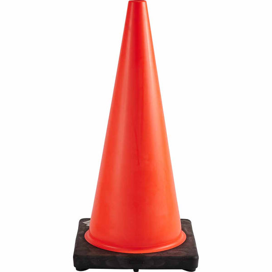 TRAFFIC CONE W/28" H BLACK BASE
