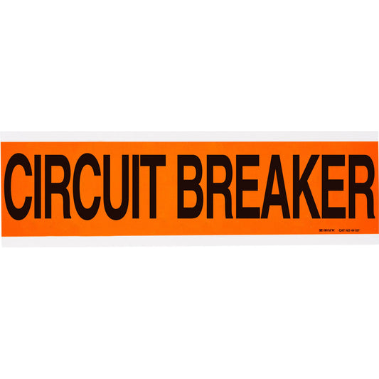 Lbl STYLE A BK/OR CIRCUIT BREAKER 1/CD