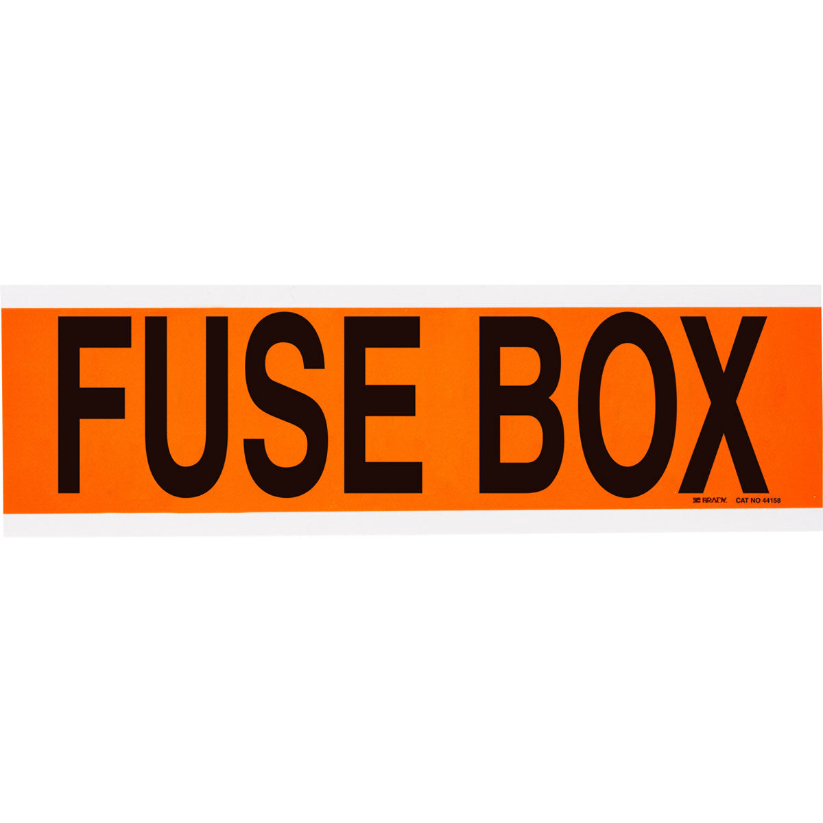 Label STYLE A BK on OR FUSE BOX 1/CD