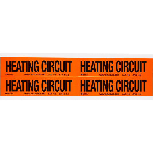 Lbl STYLE B BK/OR HEATING CIRCUIT 4/CD