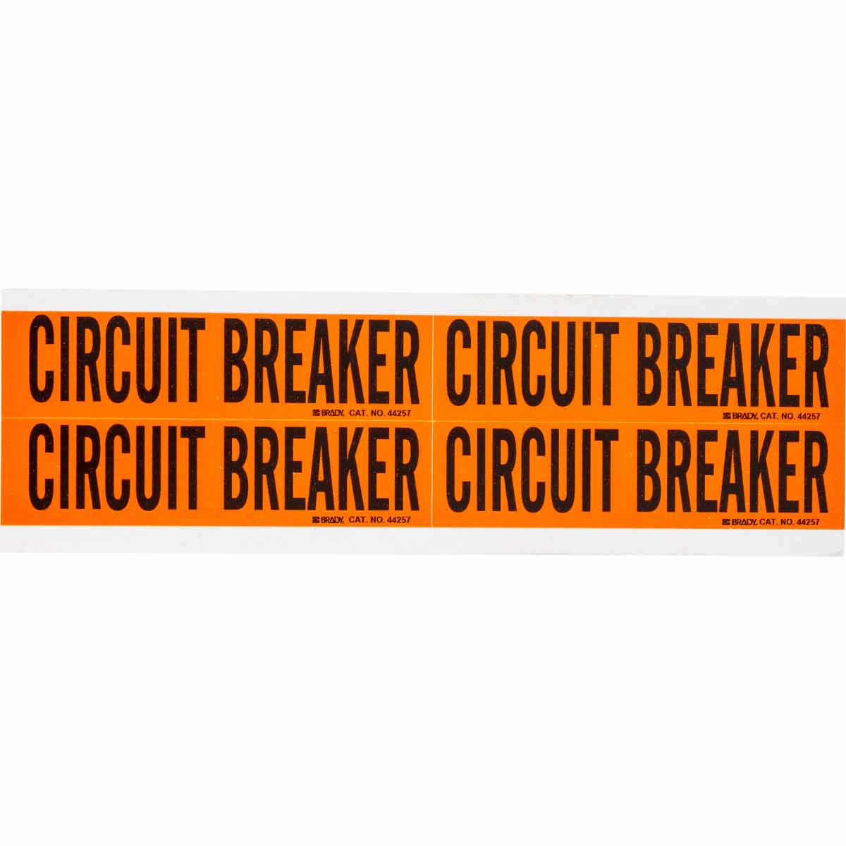 Lbl STYLE B BK/OR CIRCUIT BREAKER 4/CD