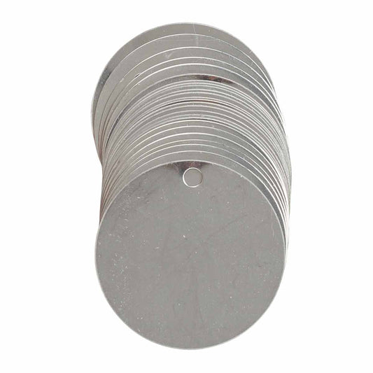 BLANK STAINLESS, 2" ROUND