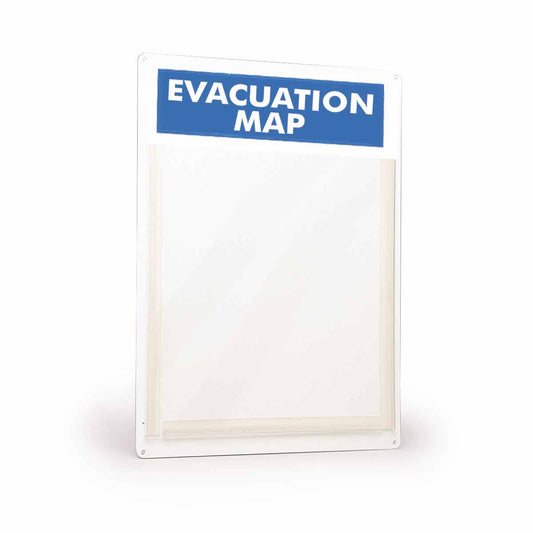 EVACUATION MAP DISPLAY 15"H X 11"W