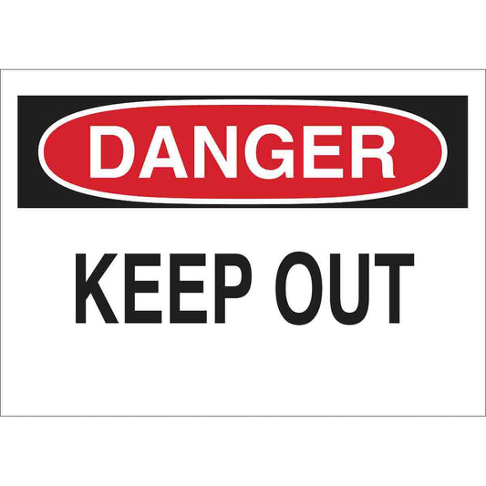 B302-3.5X5-WK-O-DAN-KEEP OUT