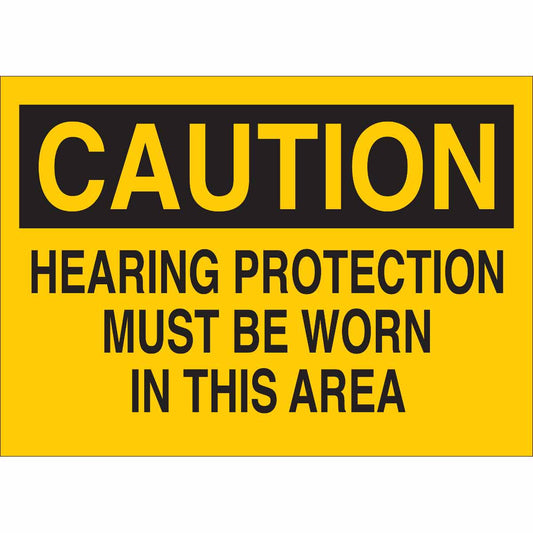 B302-10X14-YK-O-CAU-HEARING PROTECTION