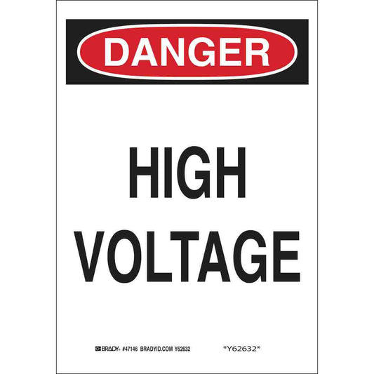 B120,10X7,RED,BLK/WHT,HIGH VOLTAGE