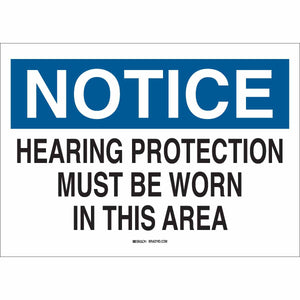 B302-3.5X5-WK-O-NOT-HEARING PROTECTION
