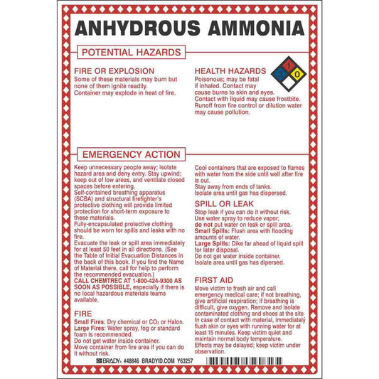 B120,10X7,ANHYDROUS AMMONIA