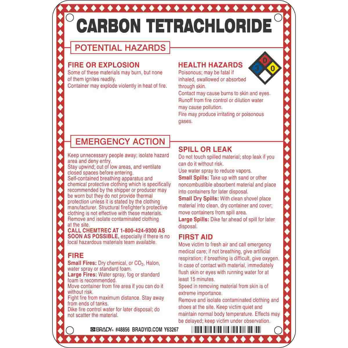 B120,10X7,CARBON TETRACHLORIDE