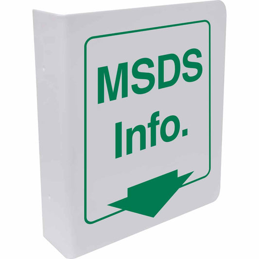 B450, 12.5X18" HIGH VIS L-SIGN,MSDS INFO