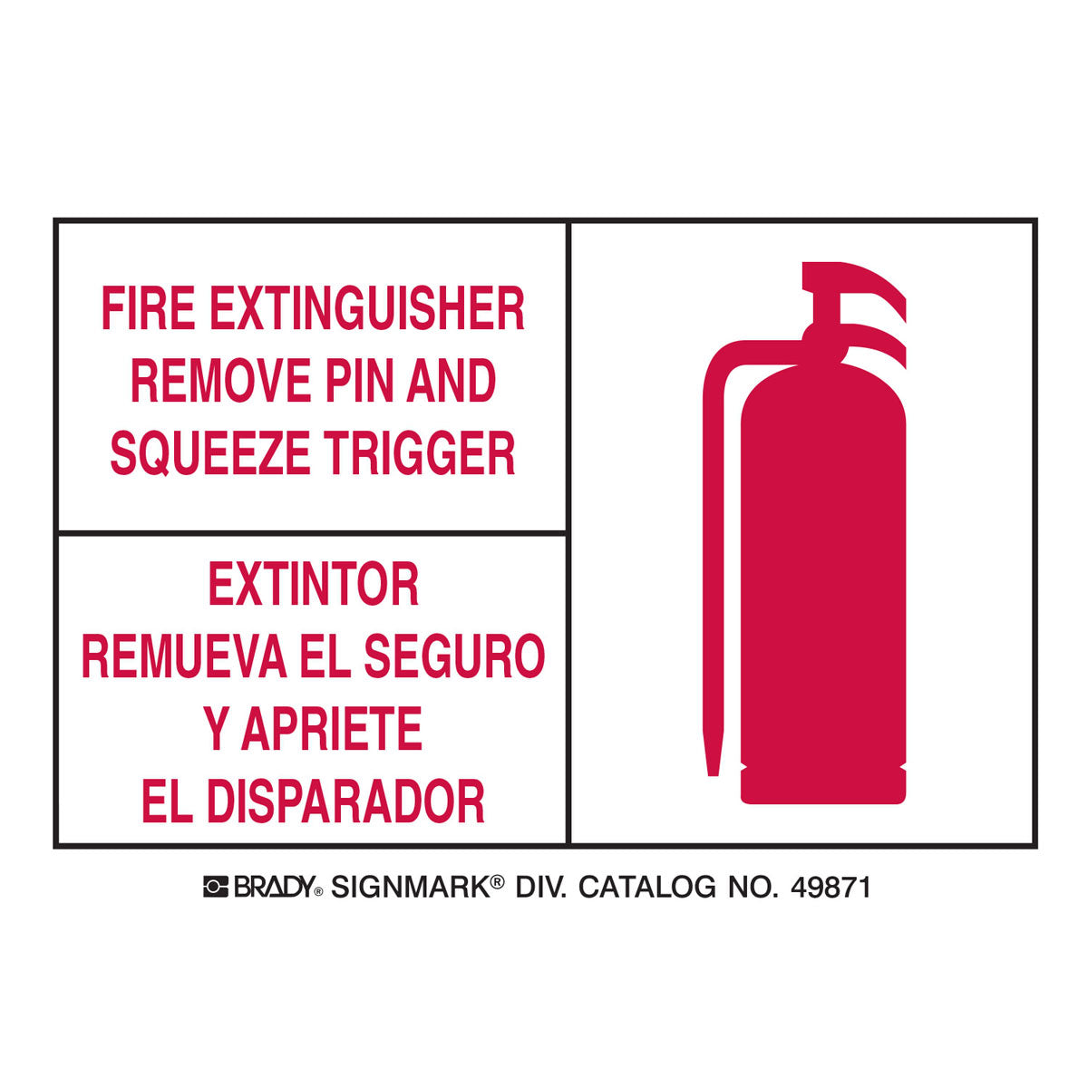 ENG/SPN FIRE EXTINGUISHER 5/PK