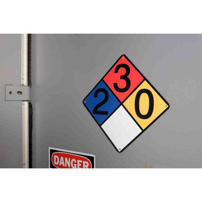 NFPA PLACARD KIT, FIBERGLASS/B-120