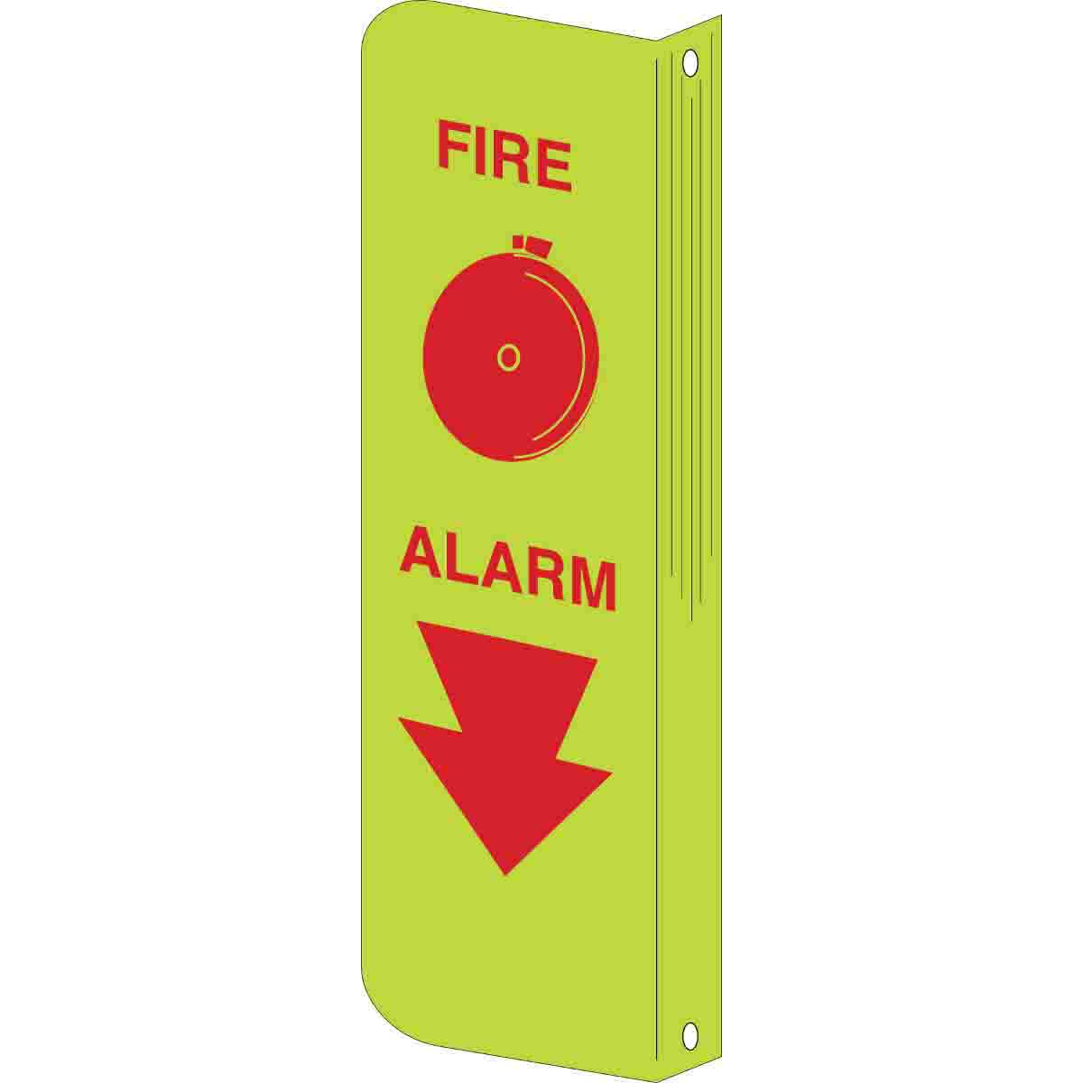 2-WAY SIGN FIRE ALARM / GLOW