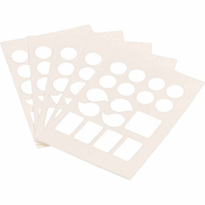 QA 5080 Series B302 2" Lbl ASSTD WT 10PK