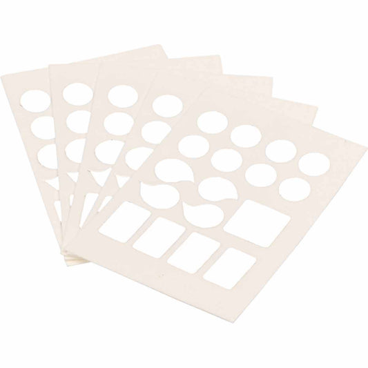 QA 5080 Series B302 2" Lbl ASSTD WT 10PK