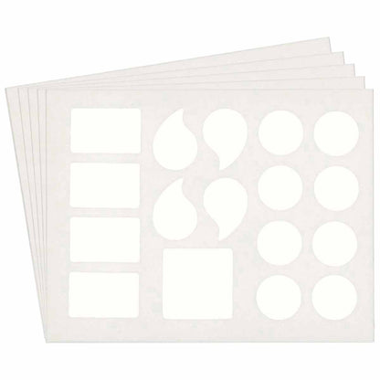 QA 5130 Series B302 3" Lbl ASSTD WT 10PK
