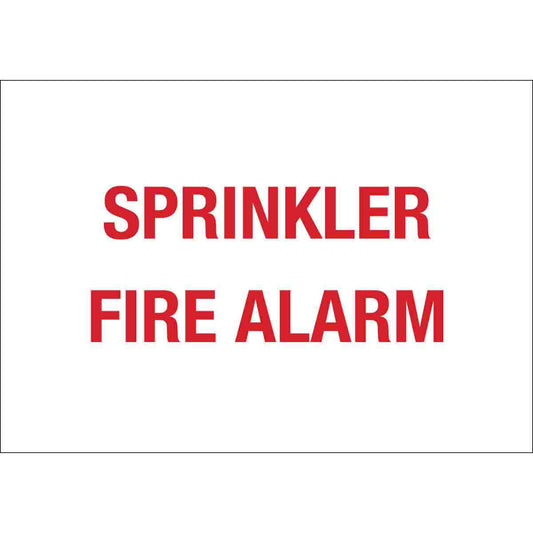 B555,10H X14W, RED/WHT, SPRINKLER