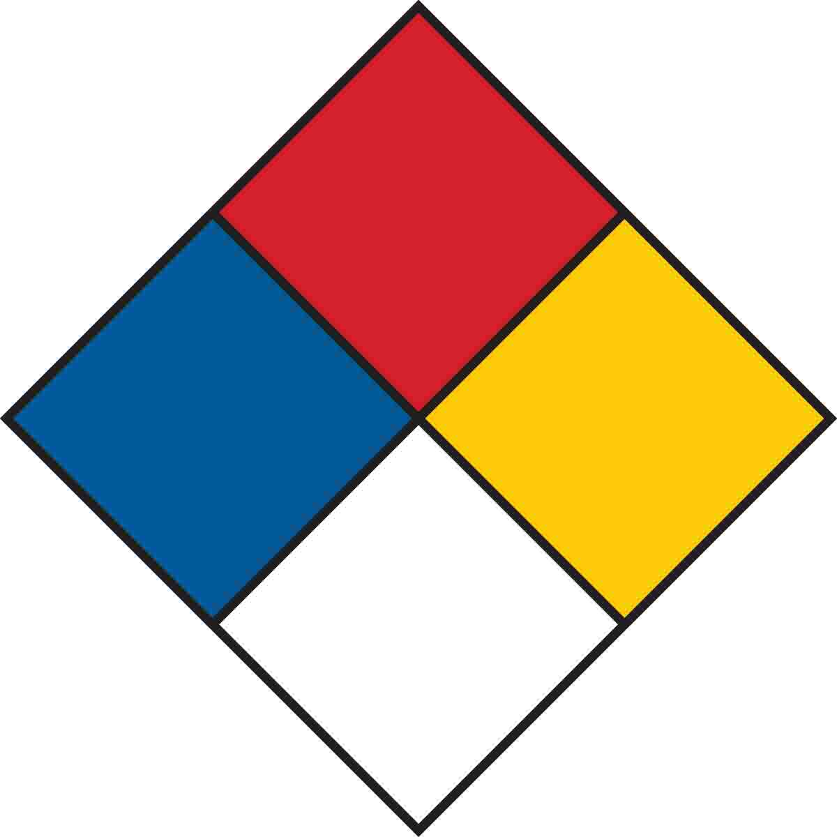 B946, 5"SQ NFPA BACKPANEL, 5/PKG