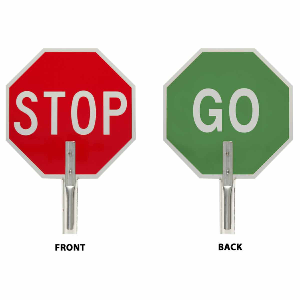 STOP/GO WITH HANDLE & HARDWARE