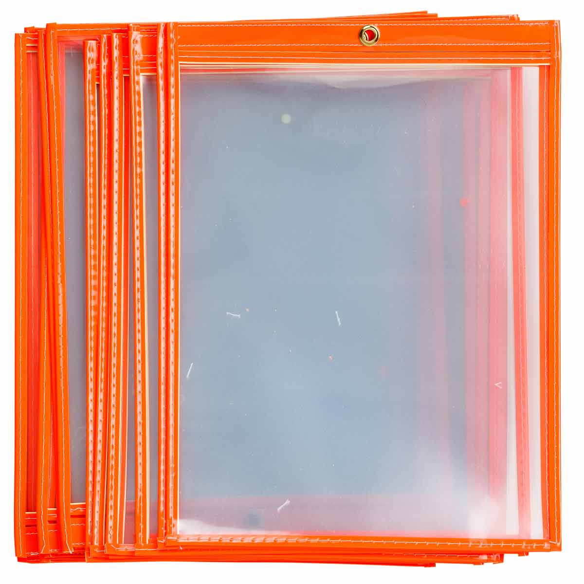 9"W X 12"H, ORANGE FLUORESCENT 25/PACK